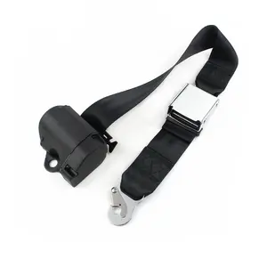 Far Europe 2 Point Emergency Locking Retractor Seat Belt With Airplane Buckle