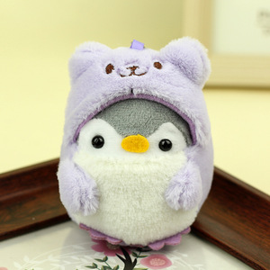 Poupée de pingouin japonais travestissant changement mignon dans un petit pingouin en ligne jouet en peluche de célébrité - Product Image 2