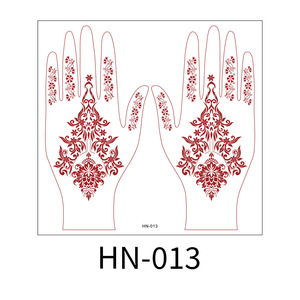 Fabrication de tatouages temporaires indiens <span class=keywords><strong>Hanna</strong></span>, autocollants personnalisés, transfert à l'eau, tatouage au henné brun indien - Product Image 1