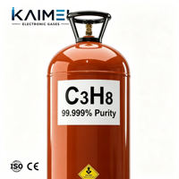 Gas Propano Inflamable UN1978 Clase 2.1 C3H8 en Cilindros de Acero Especializados con COA y SDS Completos