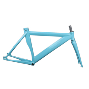 Khung xe đạp thể thao 700C hợp kim nhôm 6061 một tốc độ, khung xe đạp cố định, bộ khung xe đạp hợp kim nguyên bản, khuyến mãi nóng - Product Image 4