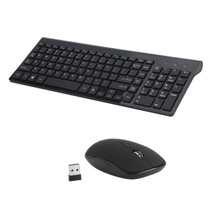<b>Wireless</b> Keyboard <b>Mouse</b> Set 102Keys Ultra Thin Ergonomic 2.4Gwireless Connection keyboard <b>mouse</b> <b>for</b> Home Office English Layout - Product Image 1