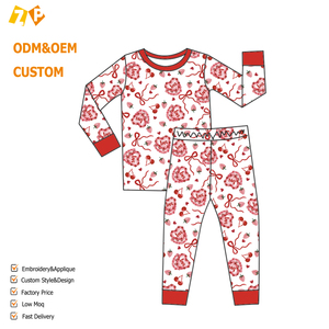 Conjunto de Ropa para Bebé Recién Nacido, Material de Seda de Leche, Estilo Europeo y Americano, Tops y Pantalones Largos para Niños - Product Image 2