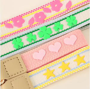 Lindo patrón 3D Transferencia de Calor impreso Acero inoxidable Grabación de voz Digital llavero pulsera diseño de cierre dorado para bolsa - Product Image 3