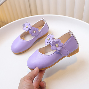 Scarpe da ballo per <span class=keywords><strong>bambini</strong></span> scarpe da principessa per <span class=keywords><strong>bambini</strong></span> scarpe da bambina con fondo morbido in pelle sintetica per studenti <span class=keywords><strong>calzature</strong></span> antiscivolo - Product Image 5