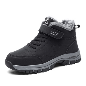 Chaussures <span class=keywords><strong>de</strong></span> neige chaudes et imperméables pour homme et <span class=keywords><strong>femme</strong></span>, en polaire épaisse, rembourrées en coton, avec doublure en fourrure, pour la <span class=keywords><strong>marche</strong></span>, la course sur sentier et la course à pied - Product Image 1