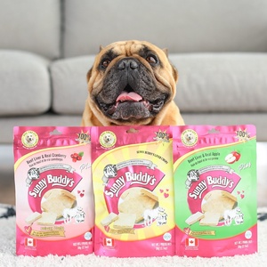 Cubos de hígado de ternera liofilizados al por mayor, golosinas de adiestramiento de perros deshidratadas, chuletas de hígado, golosinas originales para perros - Product Image 2