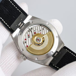 Reloj de Hombre Automático Mecánico con Reserva de Marcha, Fecha, Cristal de Zafiro Luminoso, Resistente al Agua, Caja de Acero Inoxidable, Esfera Azul, Negra - Product Image 4
