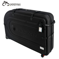 NOOYAH Pas de démontage de guidon EVA coque rigide étui de voyage pour vélo vtt transport de vélo de route pour compagnie aérienne léger avec serrure TSA