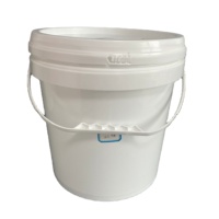 Produsen Harga 12l bulat plastik food grade bucket untuk penyimpanan