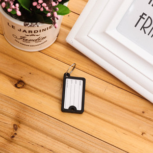 Etiquetas de plástico personalizadas para llaves de identificación, llaveros, llaveros, nombre numerado, etiquetas para equipaje - Product Image 2