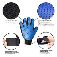 Gant de toilettage en Silicone pour chien et chat, brosse peigne, gants de cheveux, brosse de nettoyage de bain pour chiens, peignes pour animaux