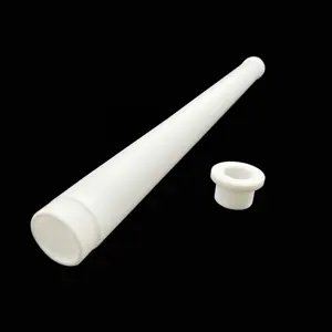 PTFE Tubing PTFE Tube Dispersion Resin Extruded Plastic White And Optional High Temperature Resistance PTFE TUBE Plastic Tube