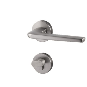 Prix promotionnel usine – Poignée de porte moderne en alliage de zinc avec serrure magnétique silencieuse pour chambre et <span class=keywords><strong>cuisine</strong></span> (quinet d'entrée) - Product Image 1