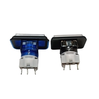 Micro-interrupteur à bouton-poussoir pour machine de jeu d'arcade avec boutons poussoirs rectangulaires à LED pour machines de jeu