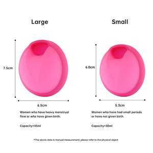 Marque privée pour disques menstruels réutilisables en silicone souple pour femmes et hommes - Product Image 3