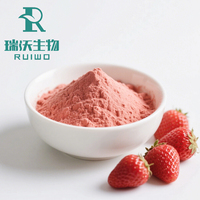 TOP 1 (Fabricant) Poudre de fraise lyophilisée de qualité alimentaire, poudre de fruits pour smoothies et pâtisseries, extraite par solvant