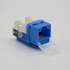 Jack Modulare di Rete di Alta Qualità RJ45 UTP 90 Gradi Cat6A Keystone Jack con Copertura - Product Image 6