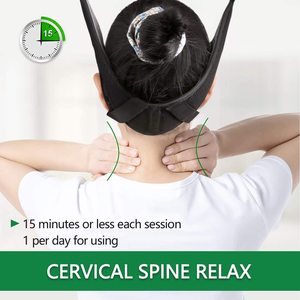 Appareil de traction cervicale à domicile, portable, à accrocher à la porte, hamac pour étirements du cou, pour la physiothérapie du cou, soulagement de la douleur - Product Image 3