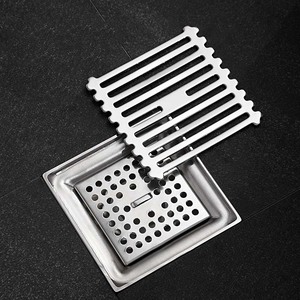 Filtro a cartuccia con guarnizione ad acqua profonda quadrata con trappola per lanugine staccabile Anti-odore a prova di <span class=keywords><strong>scarico</strong></span> della lavatrice - Product Image 4