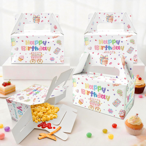 Custom Logo Takeaway Trucks Happy Meal Box French Fries Fired Chicken Packaging Box Disposable Fast Food <b>Boxes</b> - Product Image 3