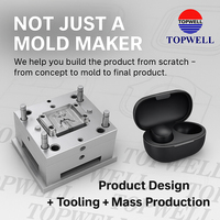 Topwell Prototype rapide personnalisé Service de prototypage de produit Fabricant de modèles fonctionnels en silicone en plastique usiné CNC
