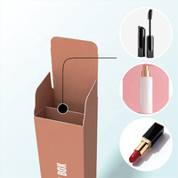 Emballage cosmétique de luxe pour mascara et rouge à lèvres, boîte de maquillage personnalisée avec logo pour gloss à lèvres, baume à lèvres, mascara