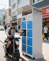 Gabinete Inteligente para Intercambio de Baterías Solares IoT, 8 Ranuras, Exterior, IP54, Carga PD, Monitoreo Remoto, para Negocios Comerciales de Scooters y Vehículos Eléctricos