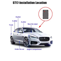 ST17 4G Mini GPS Tracker Rastreador con Monitor de Voz Boton SOS GPS WiFi LBS Localizador