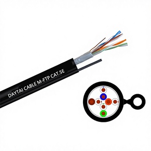 <span class=keywords><strong>สาย</strong></span>เคเบิลแลน Cat5e แบบมีฉนวนป้องกันสำหรับภายนอกอาคาร <span class=keywords><strong>สาย</strong></span>เคเบิลเครือข่ายสำหรับภายนอกอาคาร สำหรับระบบรักษาความปลอดภัยและการเชื่อมต่ออาคาร - Product Image 1