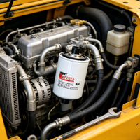 Filtre à liquide de refroidissement WF2075 WF2076 WF2126, filtre à eau 3318318 3100308 P552075 pour pièces de machines de construction Cummins Komatsu