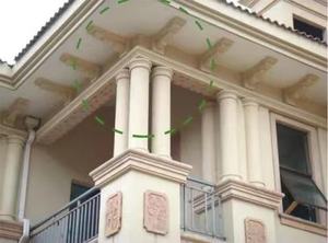 Vente en gros de corniche pour mur extérieur moulures de plafond ligne de décoration GRC lignes de décorations pour la maison en béton - Product Image 4