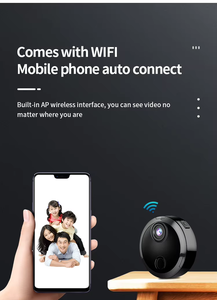 <span class=keywords><strong>Mini</strong></span> Cámara HD 1080P Wifi visión nocturna TF tarjeta de almacenamiento CCTV cámara grabadora de vídeo de tamaño pequeño para la seguridad del hogar - Product Image 5