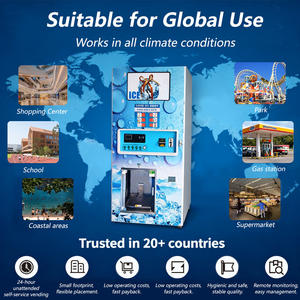 เครื่องทำน้ำแข็งอัตโนมัติเชิงพาณิชย์สำหรับใช้งานกลางแจ้ง บริการตนเอง เหมาะสำหรับปั๊มน้ำมันและร้านสะดวกซื้อ - Product Image 6