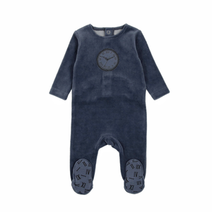 Baju kodok bordir bayi baru lahir, Jumpsuit warna polos leher O dengan topi, Set baju terusan bayi baru lahir musim semi musim gugur - Product Image 2