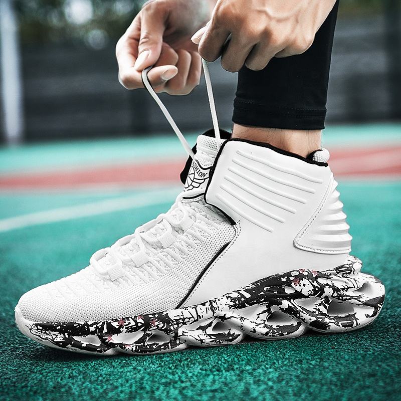 Men's Breathable High Top Sneakers For Casual Wear Oem