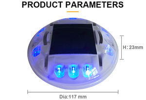 광안 고휘도 IP68 방수 태양광 LED 알루미늄 반사 도로 스터드 경고등 (야외 진입로용) - Product Image 4