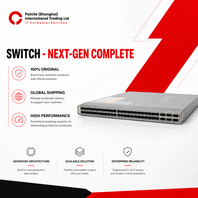 High Performance Cisco N9K-C93180YC-FX3 Cisco Nexus 9300-FX3 Series Managed Ethernet Switch 48 1/10/25 Gigabit Ethernet SFP28 Po
