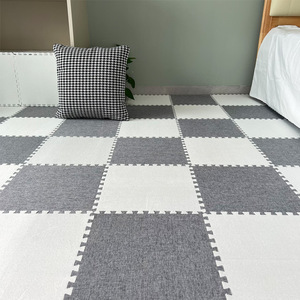 Schattige Tatami Stijl Vierkante <span class=keywords><strong>Mat</strong></span> Harige Vloermatten Vierkanten Puzzel Pluizige Tapijten Voor Slaapkamer - Product Image 1
