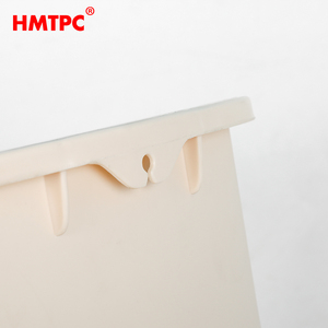 Cubo de basura de PP de plástico reciclado blanco pequeño de 40 litros, cubo de basura de papel, cubos de basura para el hogar y la casa de almacenamiento con tapa abatible - Product Image 4