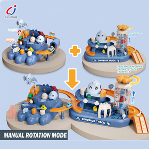 Jeu de défi cérébral Chengji pour enfants, jeu d'aventure manuel, dinosaures, véhicules, glissades, blocs de construction, piste, <span class=keywords><strong>parking</strong></span>, ensemble de jouets pour enfants - Product Image 3