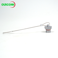 Tapa Metálica Circular de Empuje y Tracción de Latón, Cubierta Protectora Impermeable con Cordón, Tapa Antipolvo IP68 Hembra para Conector