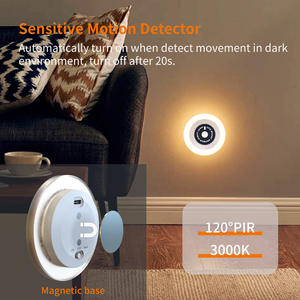 Lámpara Nocturna LED Inteligente con Sensor de Movimiento, Iluminación Automática de Emergencia, Carga USB, Succión Magnética Inalámbrica, Luz Nocturna - Product Image 5