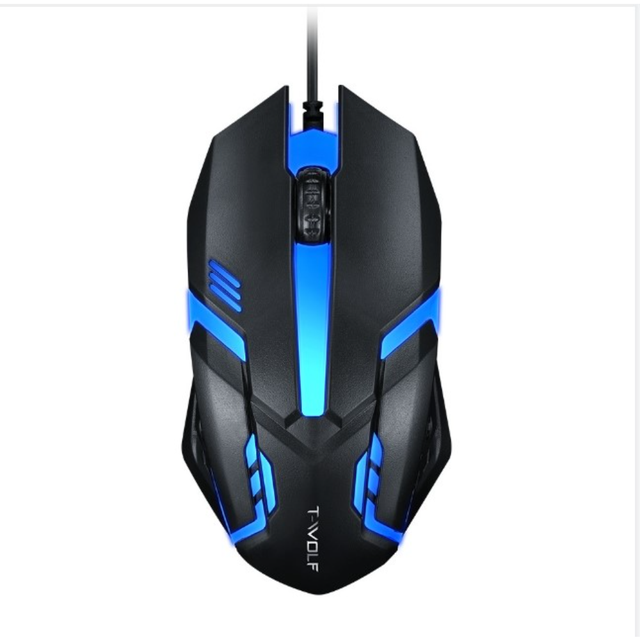2.4G Optical Computer Mouse 1600 DPI Adjustable RGB Gaming Mouse A2 Rechargeable Wireless Mouse