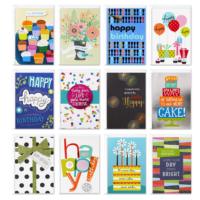 Ensemble de cartes de vœux assorties faites à la main, personnalisables en usine, vierges et inscriptibles, pour toutes les occasions, avec organiseur de cartes