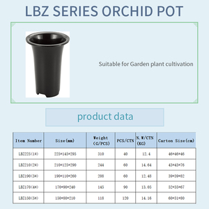 Pot <span class=keywords><strong>d</strong></span>'<span class=keywords><strong>orchidée</strong></span> rond de fleur durable du plastique 1 #2 #3 #4 #5 # pour la <span class=keywords><strong>graine</strong></span> hydroponique - Product Image 5
