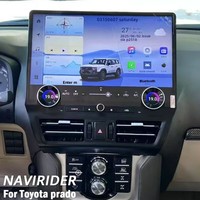 Écran tactile Android 16,8 pouces pour Toyota Prado Land Cruiser 150 2010-2021, autoradio, Carplay, GPS, lecteur vidéo, multimédia, navigation