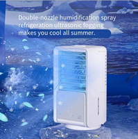 Mini climatiseur portable avec refroidisseur d'air évaporatif USB pour la maison et le bureau électrique et alimenté par batterie
