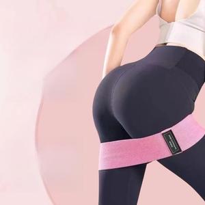 สายรัดยืดหยุ่นสำหรับการฝึกโยคะพิลาทิส สายออกกำลังกายแบบพกพาความแข็งแรงปานกลางสำหรับผู้ชายและผู้หญิง ดีไซน์แบบถัก - Product Image 4