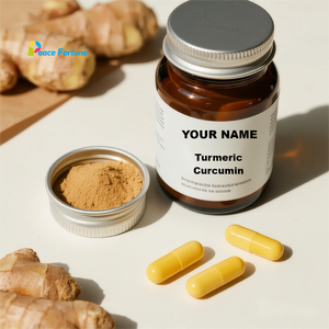 Kapsul suplemen Kurkumin kunyit dengan kunyit & jahe untuk suplemen makanan dukungan sendi - Product Image 1